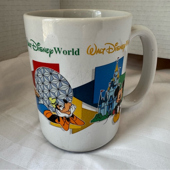 The Walt Disney World Four Parks One World Coffee Mug Vintage MOM - Picture 3 of 7